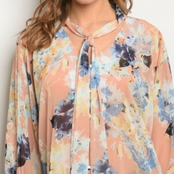 Love In | Floral Sheer Blouse {Just In!} Boho Chic - Picture 6 of 8